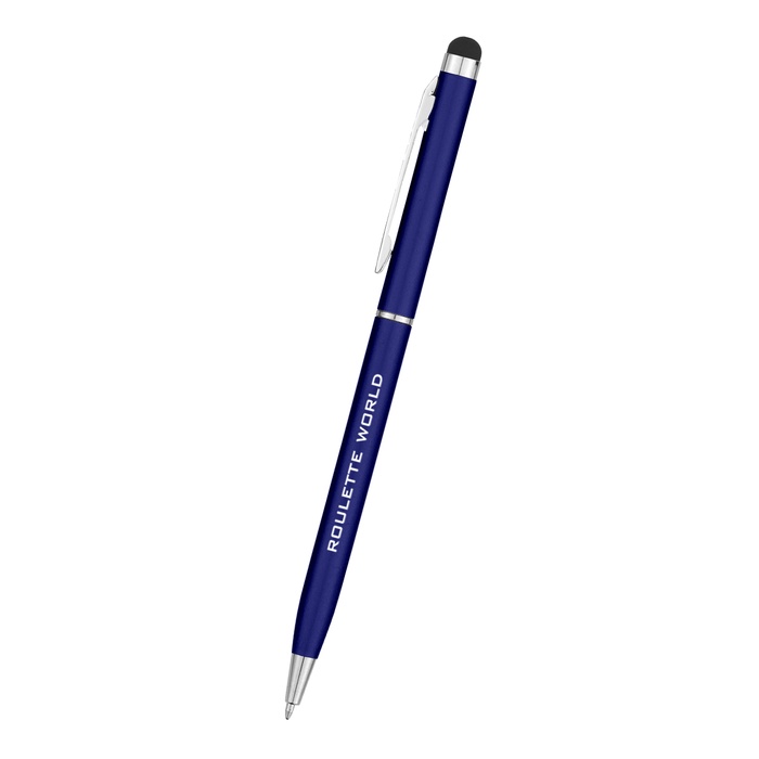 Custom Newport Ballpoint Pen With Stylus