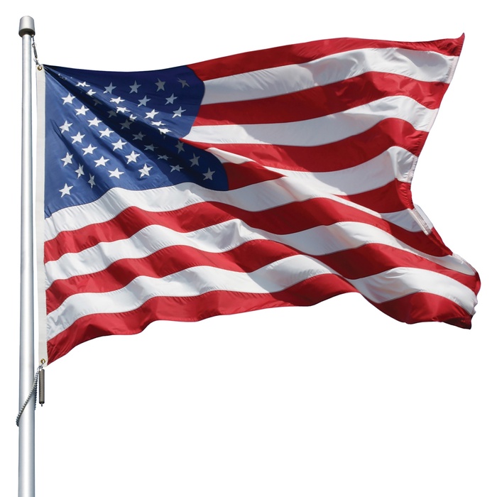 2' x 3' U.S. Outdoor Nylon Flag with Heading and Grommets