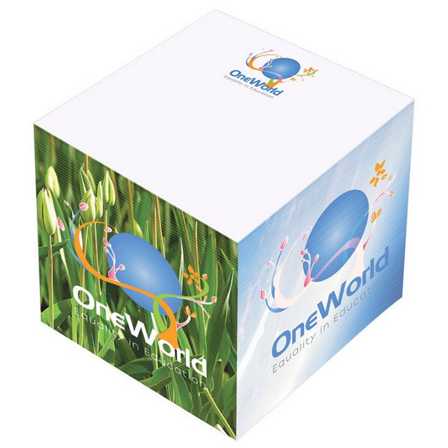 Custom 3" x 3" x 3" Non-Adhesive Cubes