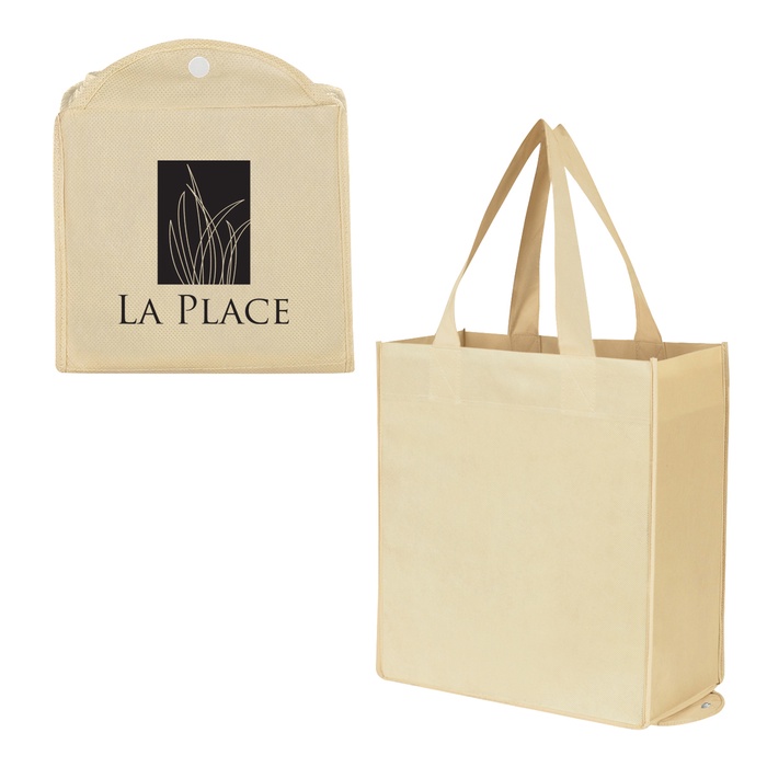 Non-Woven Foldable Custom Shopper Tote