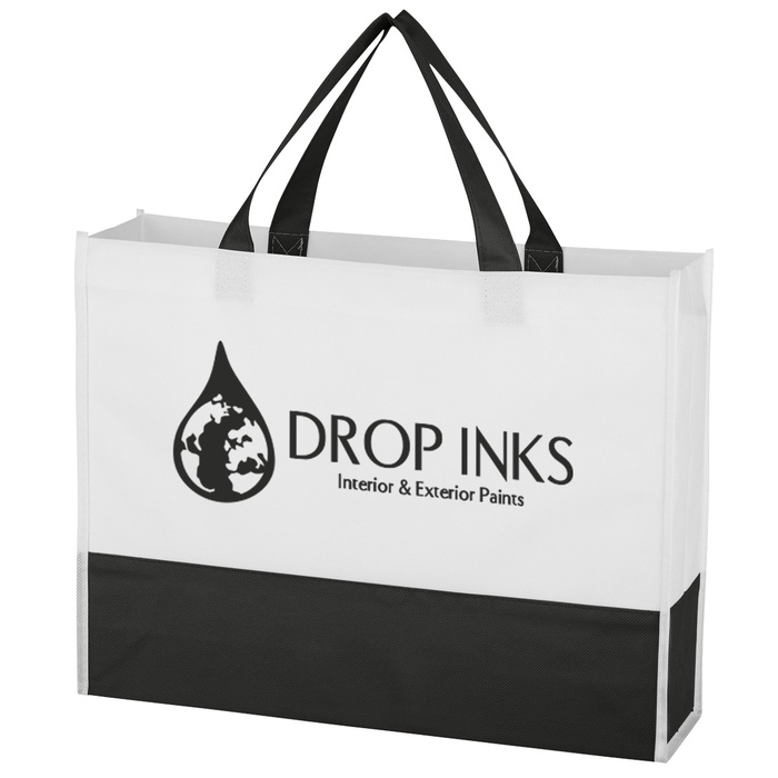 Non-Woven Prism Tote Bag with Custom Printing