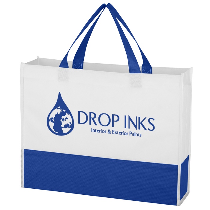 Non-Woven Prism Tote Bag with Custom Printing