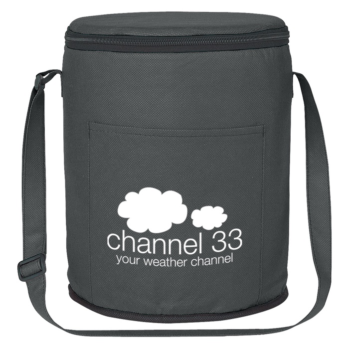 Imprinted Non-Woven Round Cooler Bags