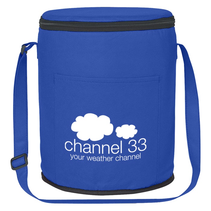 Imprinted Non-Woven Round Cooler Bags
