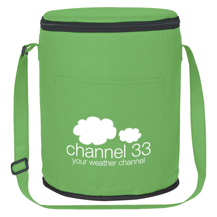 Imprinted Non-Woven Round Cooler Bags