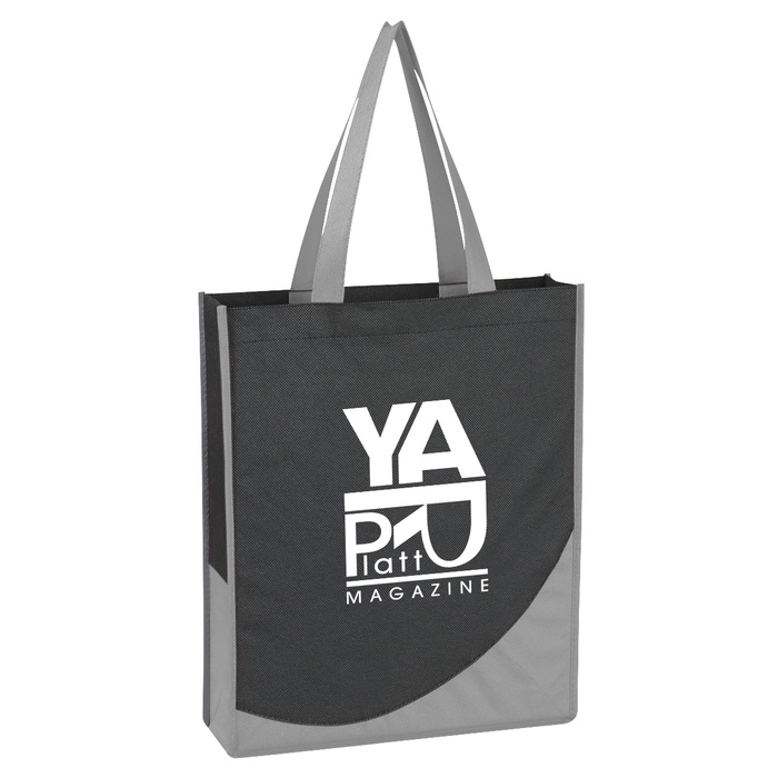 Non-Woven Custom Tote with Accent Trim
