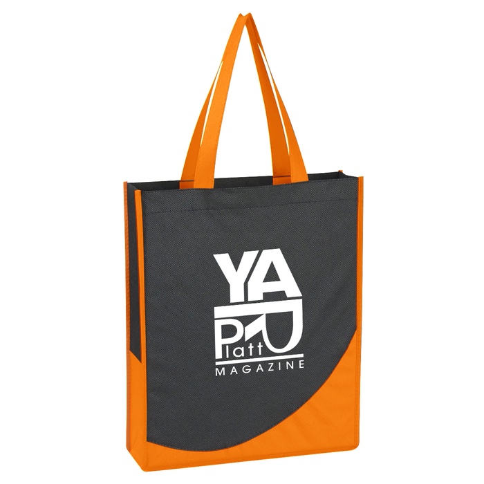 Non-Woven Custom Tote with Accent Trim