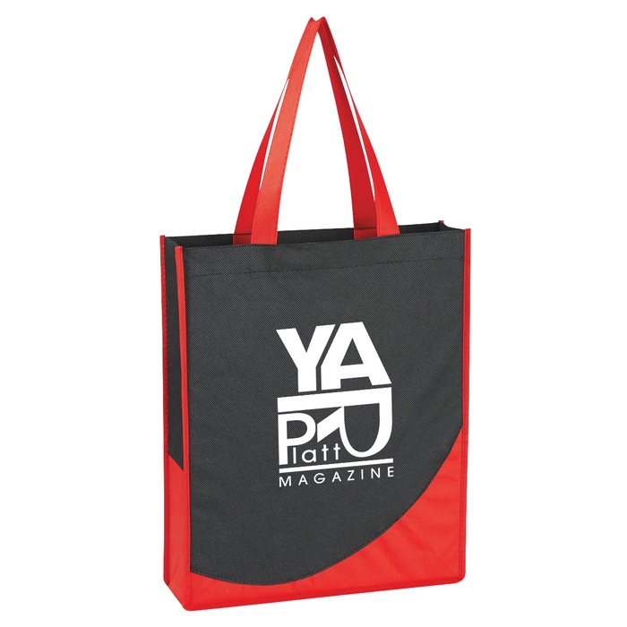 Non-Woven Custom Tote with Accent Trim