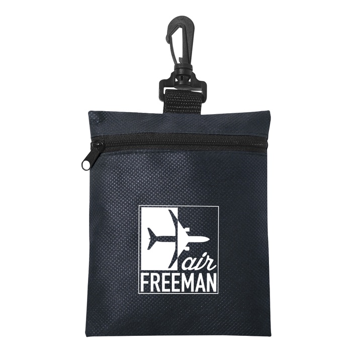 Personalized Non-Woven Zippered Pouch