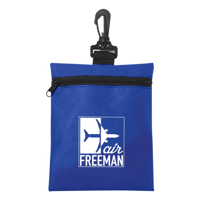 Personalized Non-Woven Zippered Pouch