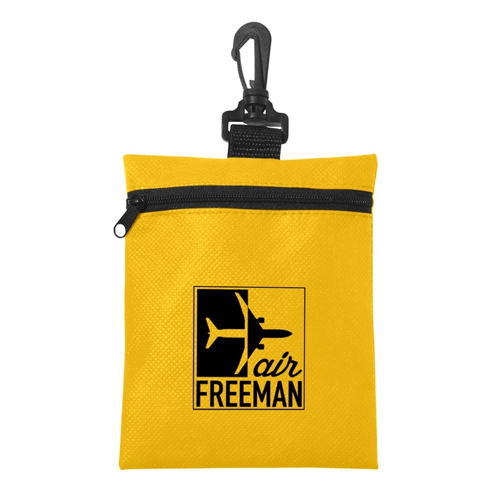 Personalized Non-Woven Zippered Pouch