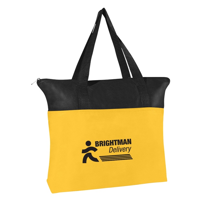 Non-Woven Custom Zippered Totes