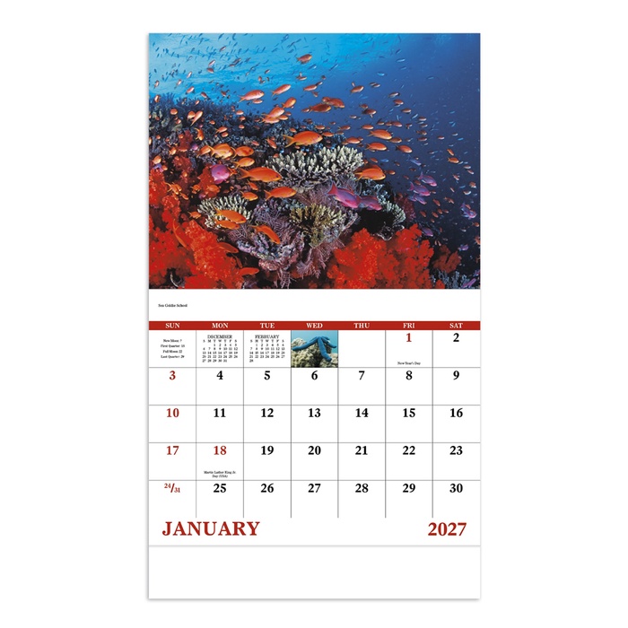 Ocean Glory Wall Calendar - 2027