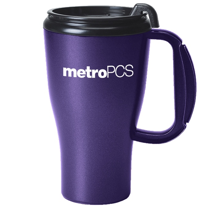 Omega Custom 16 oz. Travel Mugs with Slider Lid