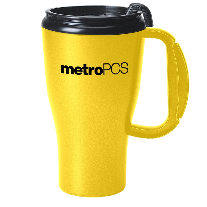 Omega Custom 16 oz. Travel Mugs with Slider Lid