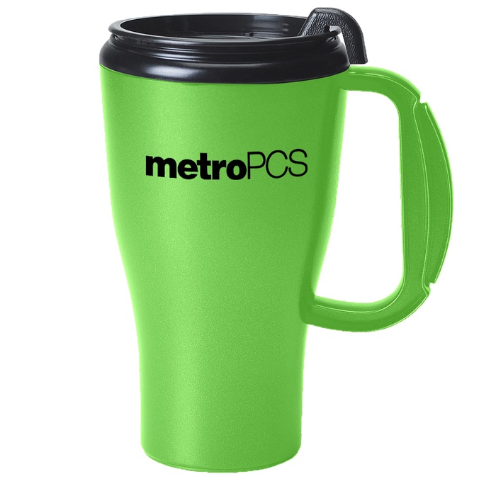 Omega Custom 16 oz. Travel Mugs with Slider Lid