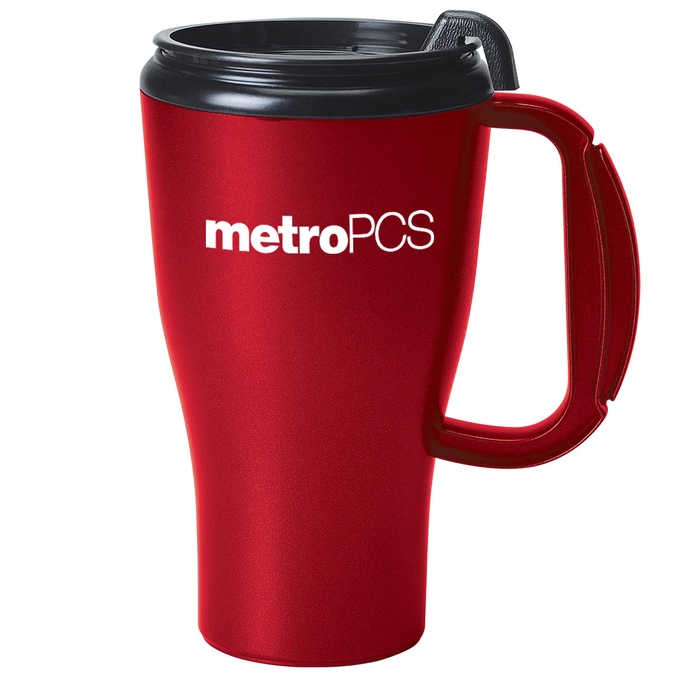 Omega Custom 16 oz. Travel Mugs with Slider Lid