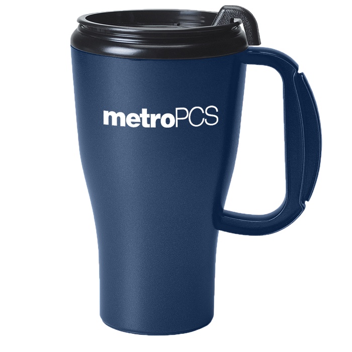 Omega Custom 16 oz. Travel Mugs with Slider Lid