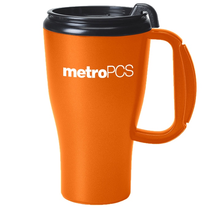 Omega Custom 16 oz. Travel Mugs with Slider Lid