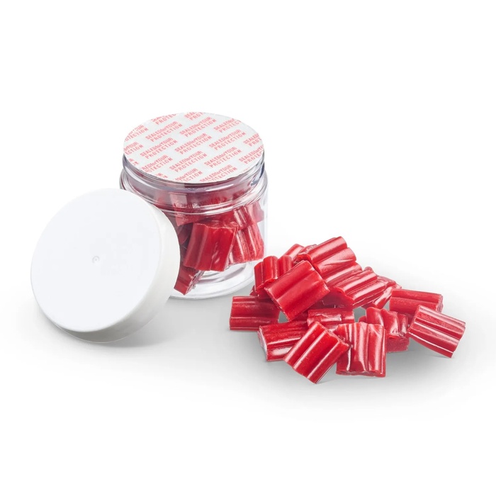 2 oz. Jar of mini Strawberry Licorice Bites