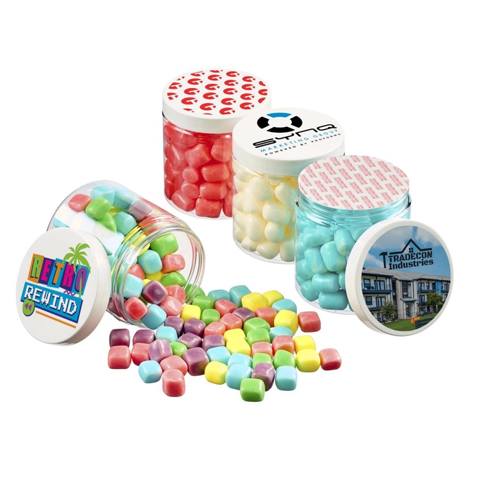 8 oz Jar of Mini Candy Covered Marshmallows