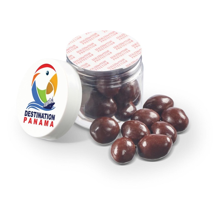 2 oz Jar of Chocolate Covered Almonds