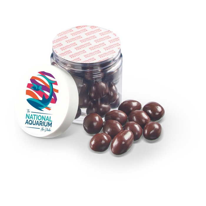 4 oz Jar of Chocolate Covered Almonds