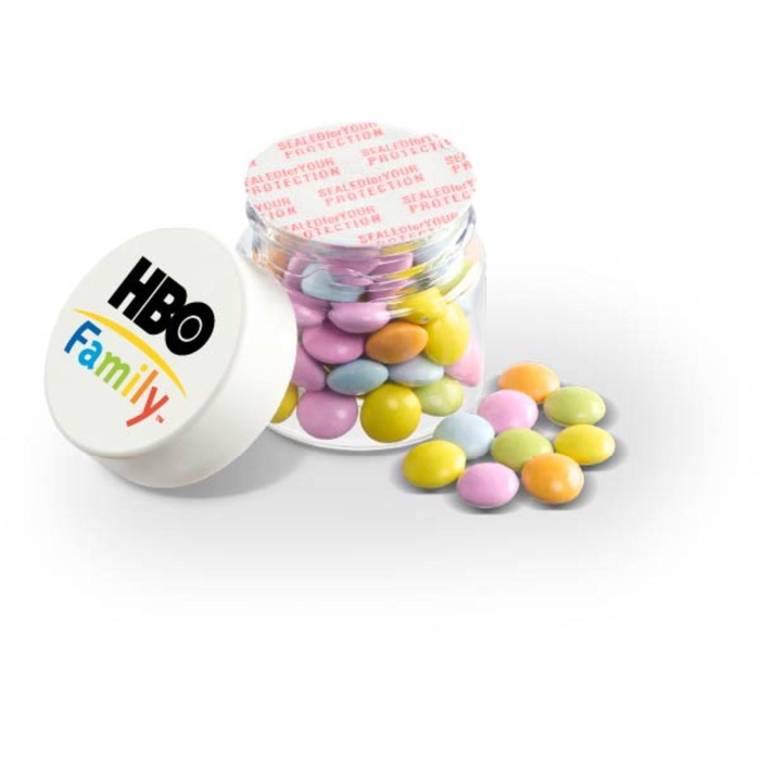 1 oz Jar of Mini Chocolate Lentils