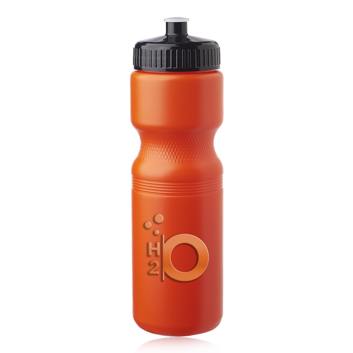 28 oz. Push Cap Plastic Water Bottles