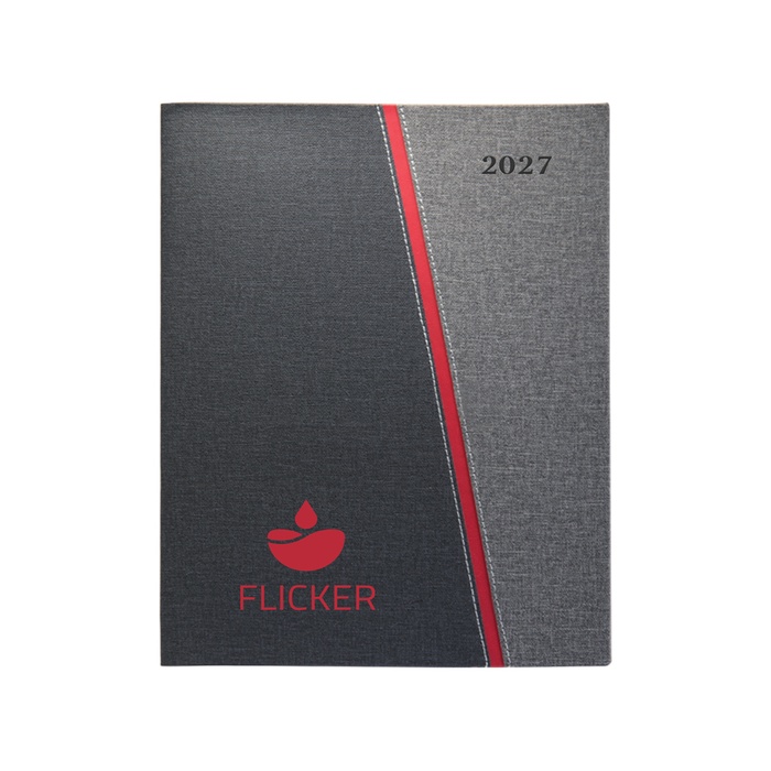 Orebro 40 Page Manager Date Log with Colored Edge Pages