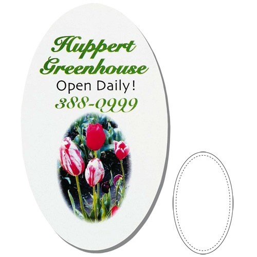 Oval 2-3/8" x 4" Custom Magnets
