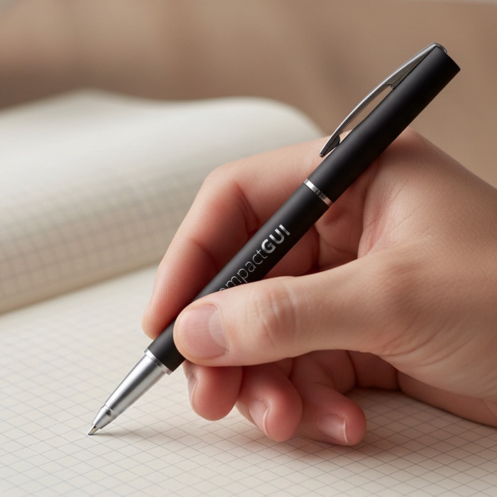 Recycled Stainless Steel Rollerball Pen