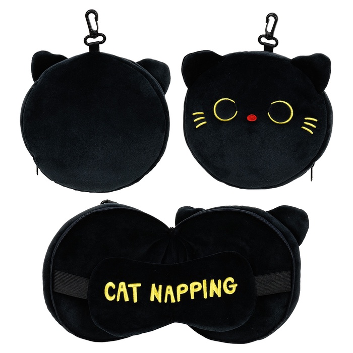 Comfort Pals™ Cat 2-in-1 Pillow Sleep Mask