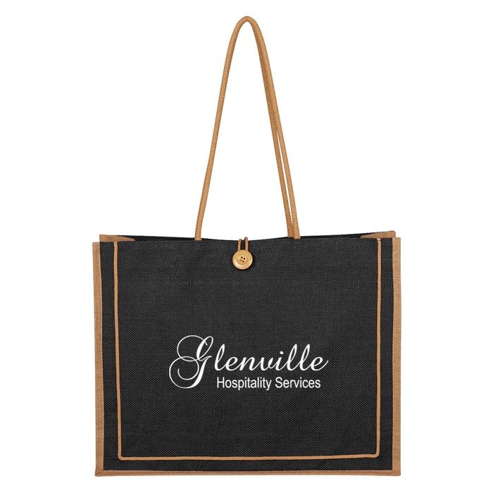 Paradise Jute Custom Tote Bags