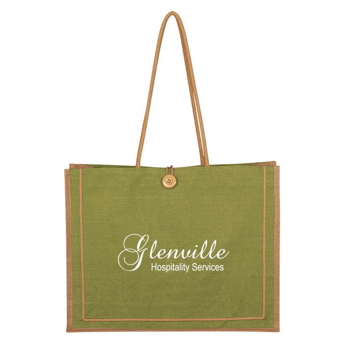Paradise Jute Custom Tote Bags