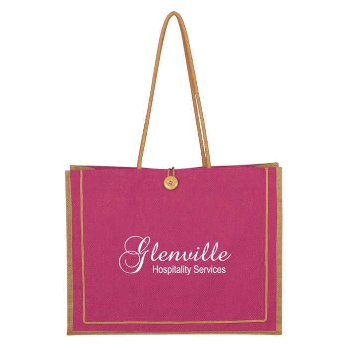 Paradise Jute Custom Tote Bags