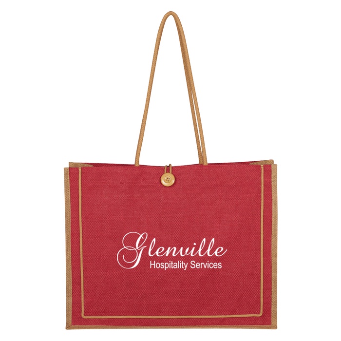 Paradise Jute Custom Tote Bags
