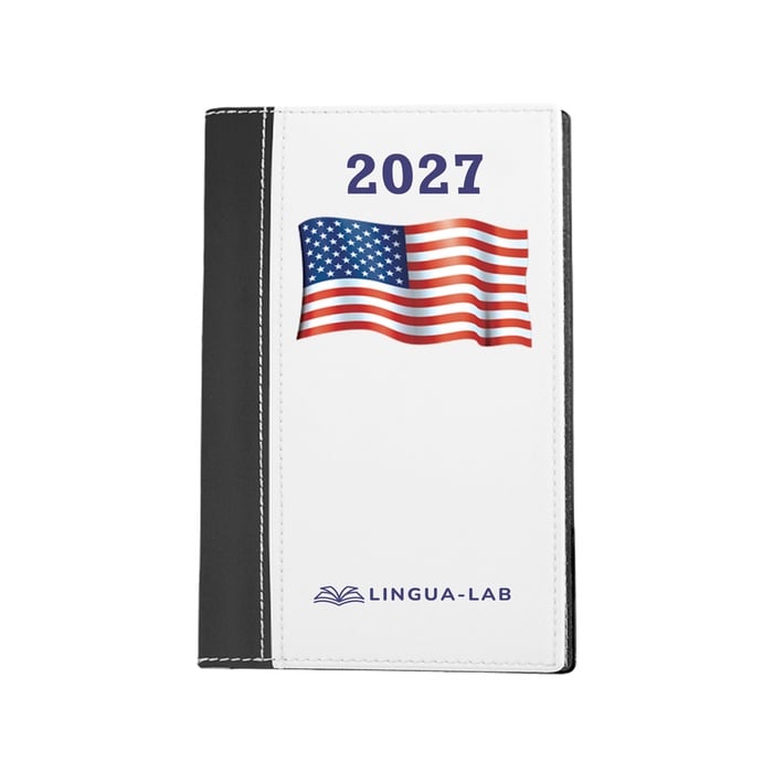 Patriotic Flag Pocket Pal Calendar with Notepad
