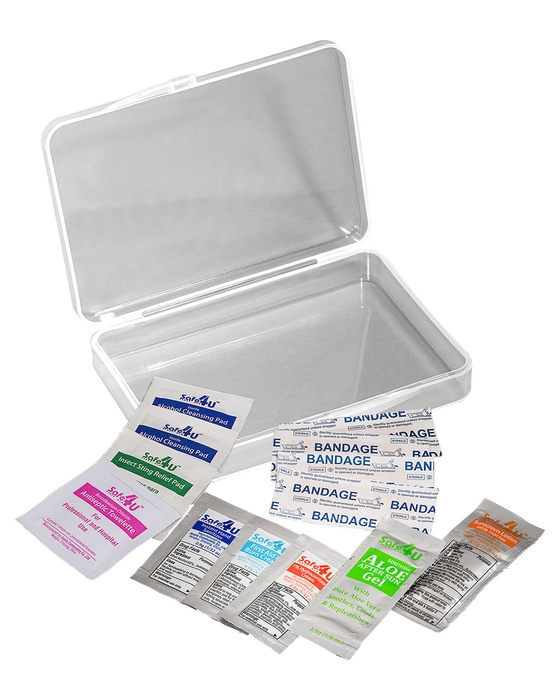 First Aid Kit in Plastic Case