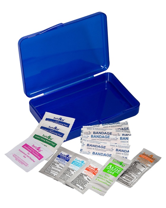First Aid Kit in Plastic Case