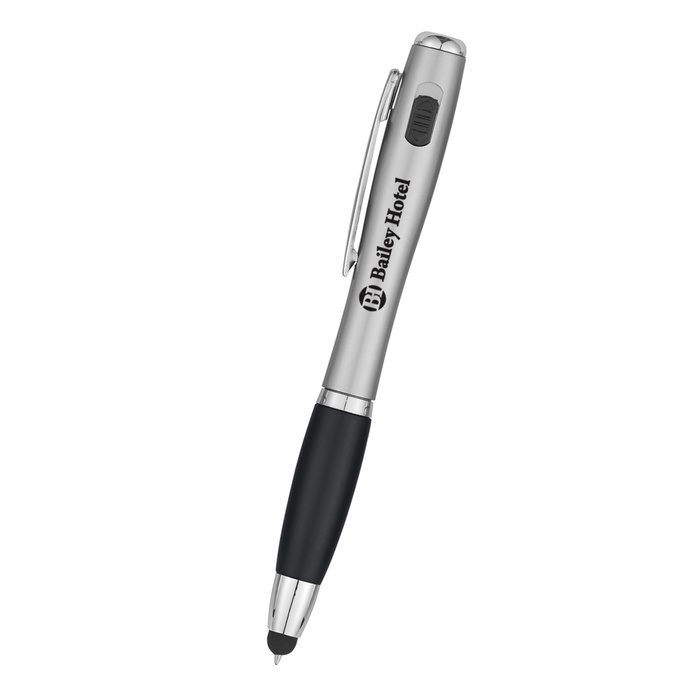 Custom Pen With LED Light And Stylus
