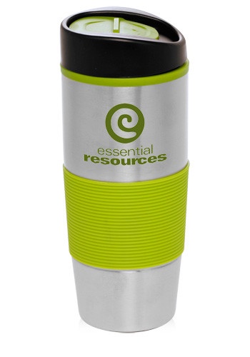 Personalized 16 oz. Color Grip Double Wall Tumblers