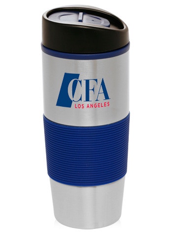 Personalized 16 oz. Color Grip Double Wall Tumblers