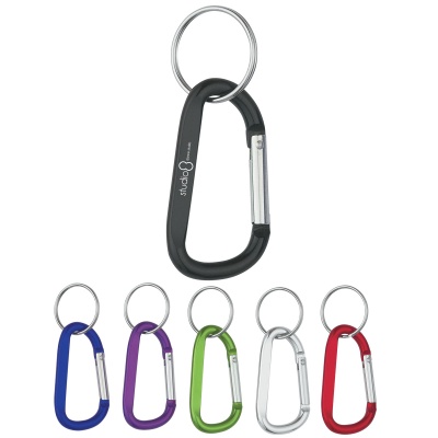 Personalized 6MM Carabiner with Split Ring