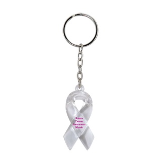Personalized Awareness Ribbon Key Tag
