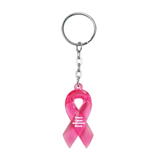 Personalized Awareness Ribbon Key Tag