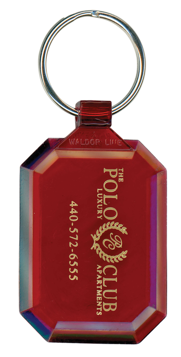 Personalized Gem Cut Keytags