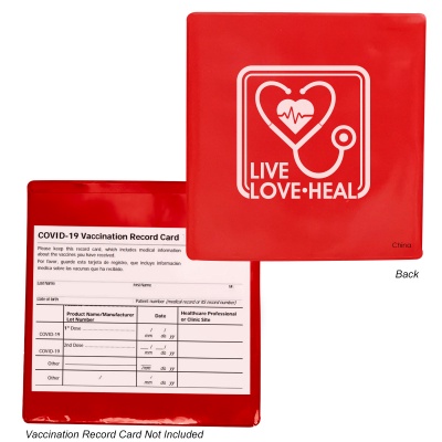 Personalized Vaccination Card Holders