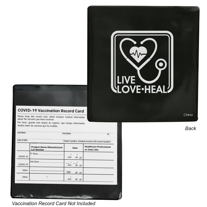 Personalized Vaccination Card Holders