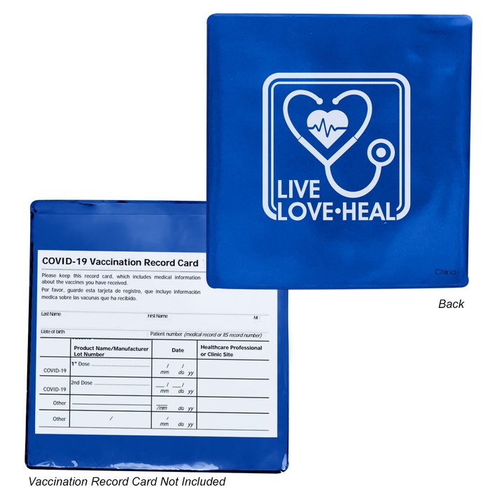 Personalized Vaccination Card Holders